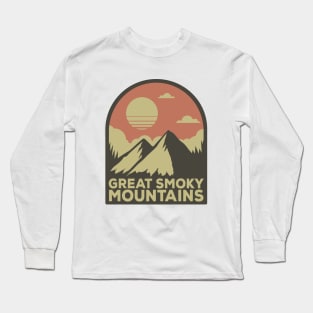 Great Smoky mountains national park retro Long Sleeve T-Shirt